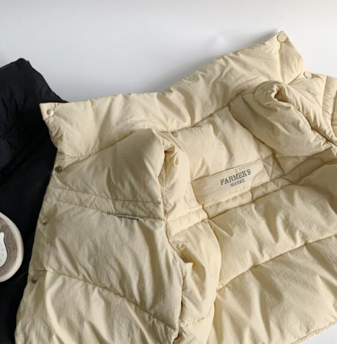 キッズ シンプルダウンベスト