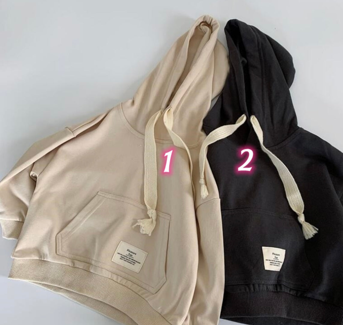 シンプルタグ付きパーカー(お取り寄せ🧺)