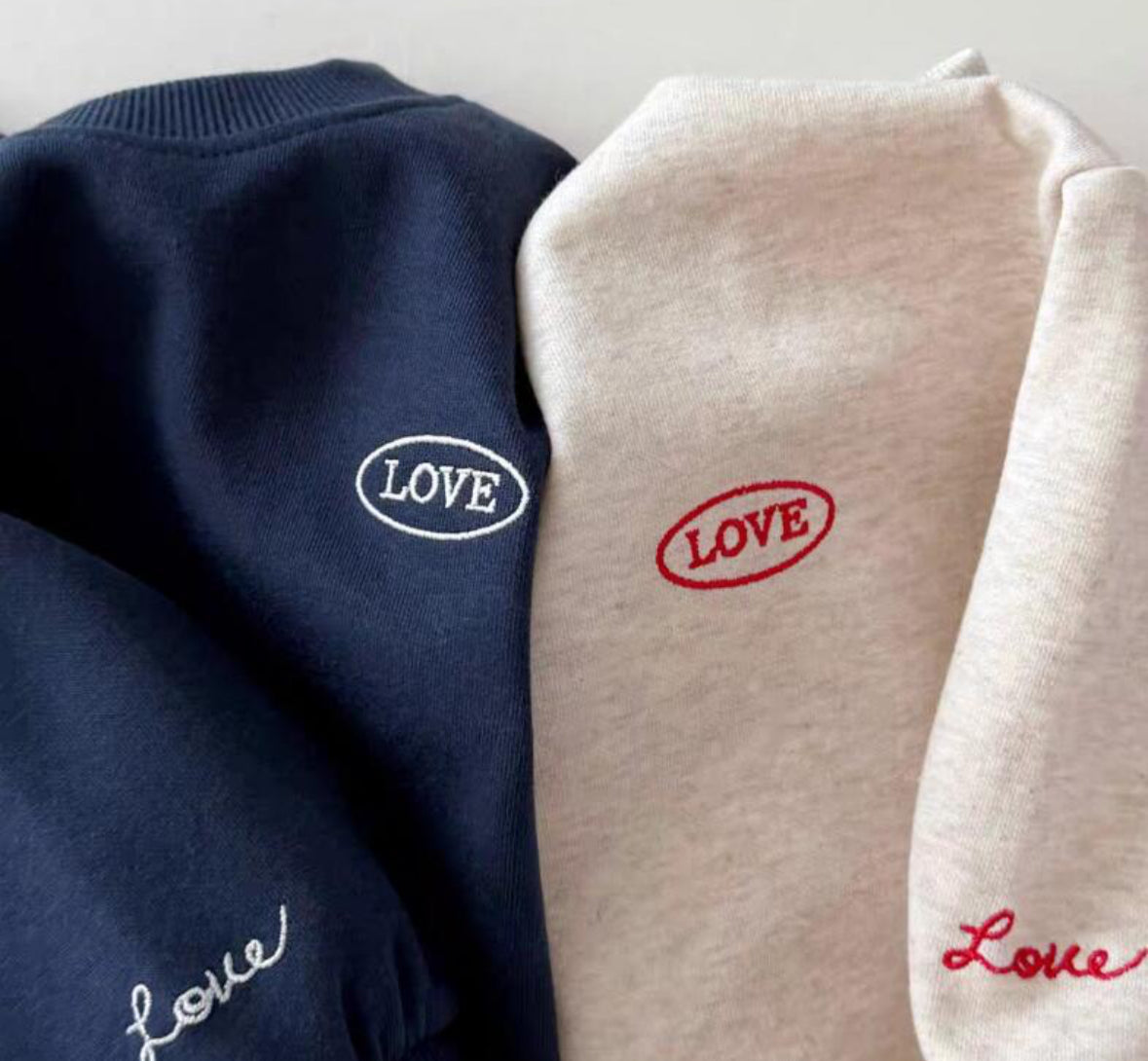 LOVE刺繍スウェット(お取り寄せ)