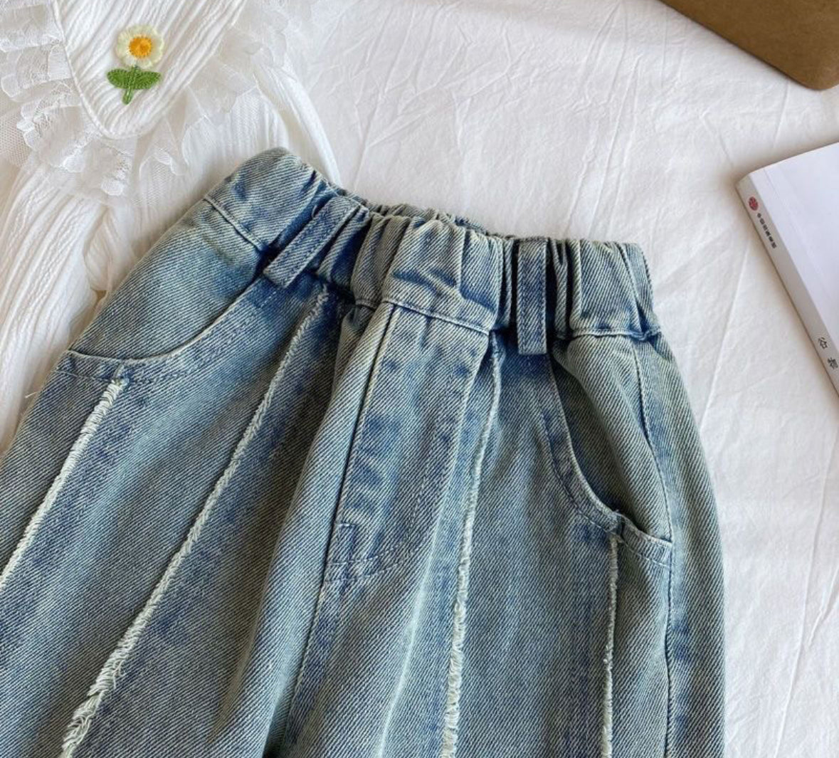 Fringe Denim Pants🕊️お取り寄せ
