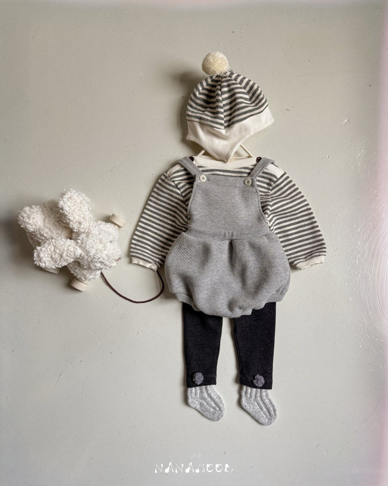 nanamood by BANANAJ / 2025winter / Cozy Overall Suit 🕊️取寄