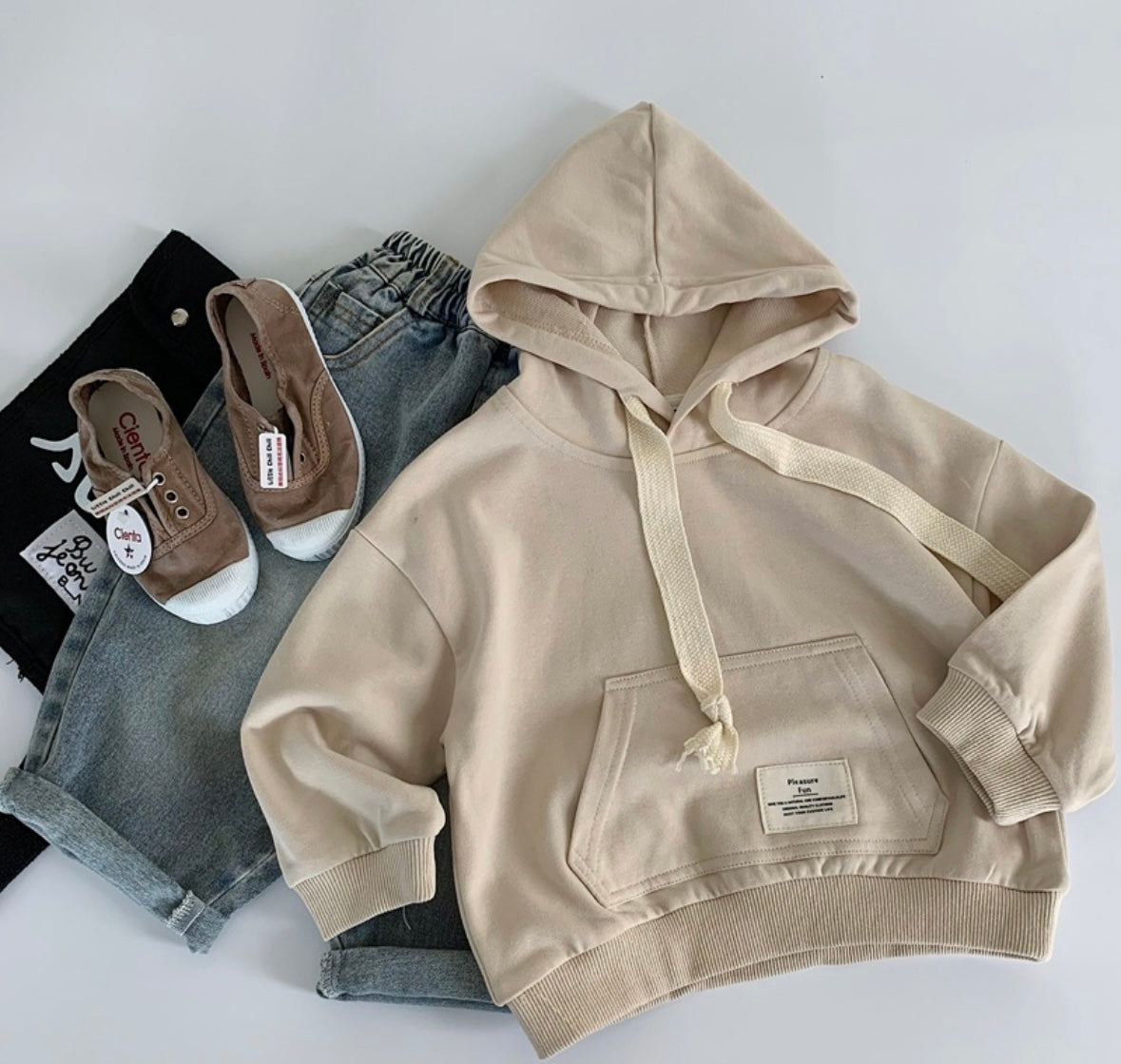 シンプルタグ付きパーカー(お取り寄せ🧺)