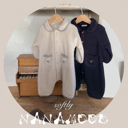 nanamood by BANANAJ / 2025winter / Dudu Winter Romper 🕊️取寄