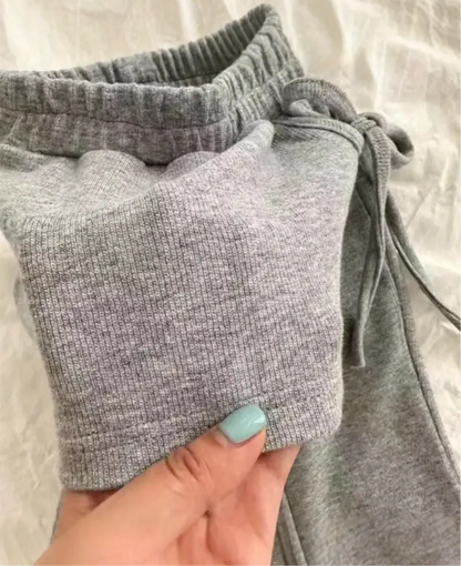 リボン付きスカートレイヤードパンツ