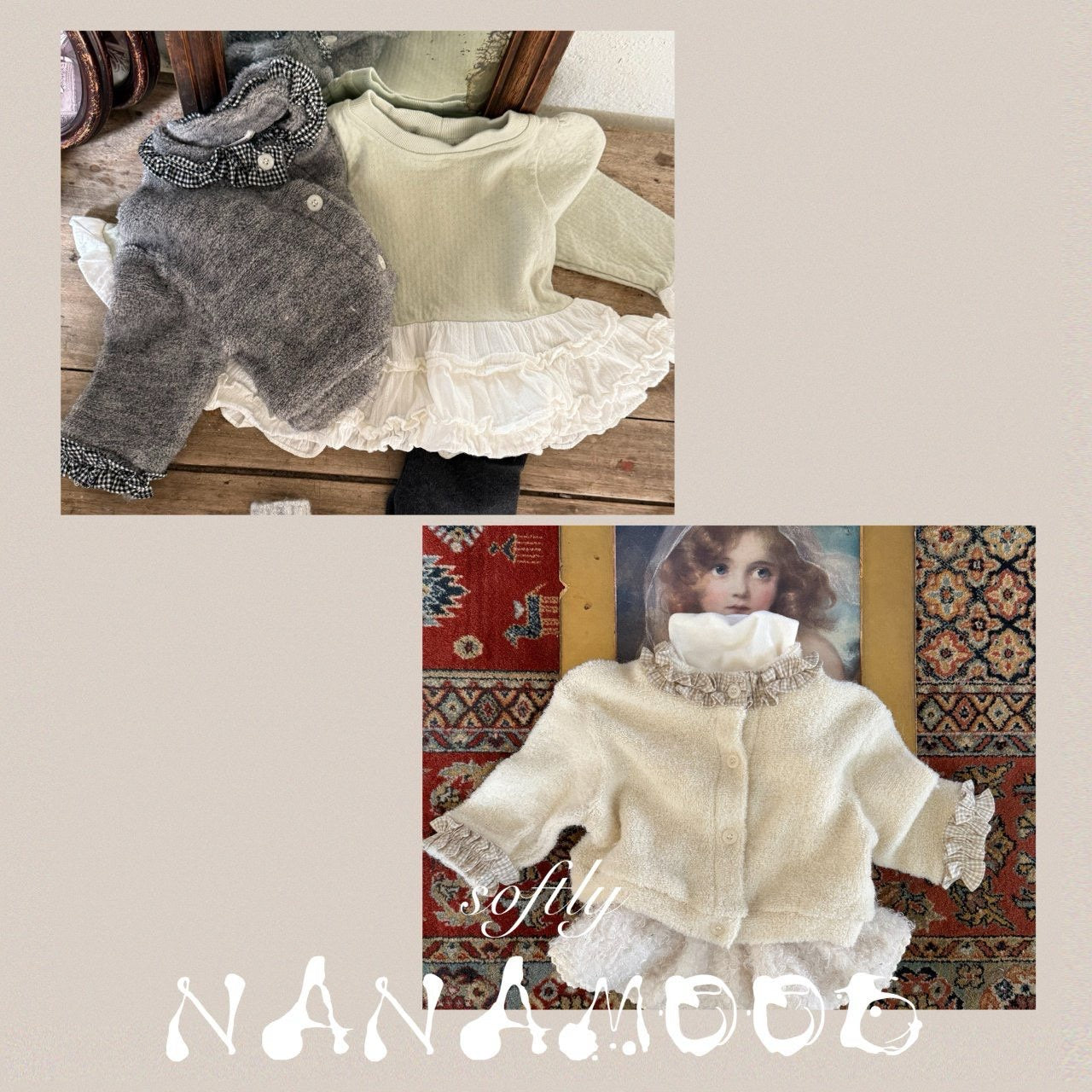 nanamood by BANANAJ / 2025winter / Jelly Knit Cardigan 🕊️取寄