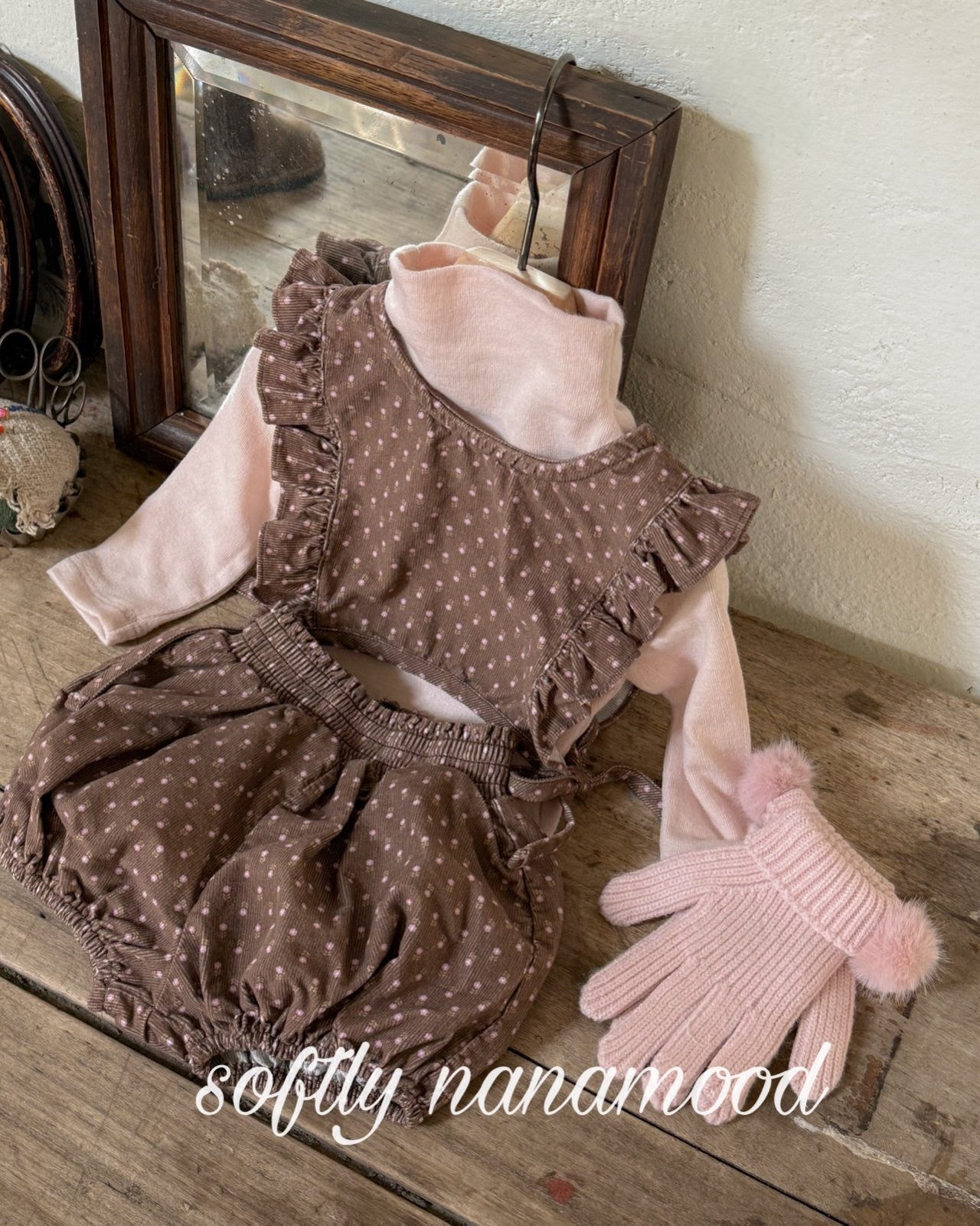 Floral Frill 2-piece Set 🕊️取寄