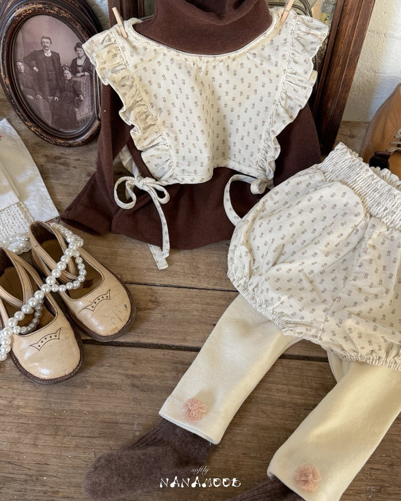Floral Frill 2-piece Set 🕊️取寄