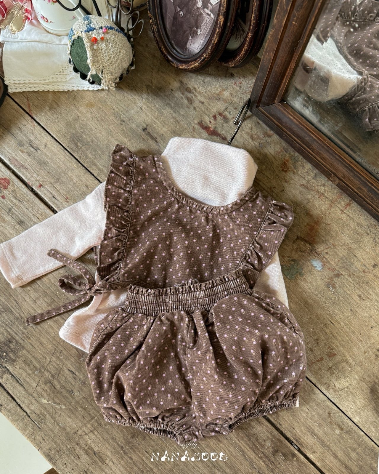 Floral Frill 2-piece Set 🕊️取寄