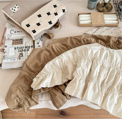 即納❄︎ Frill Gather Blouse