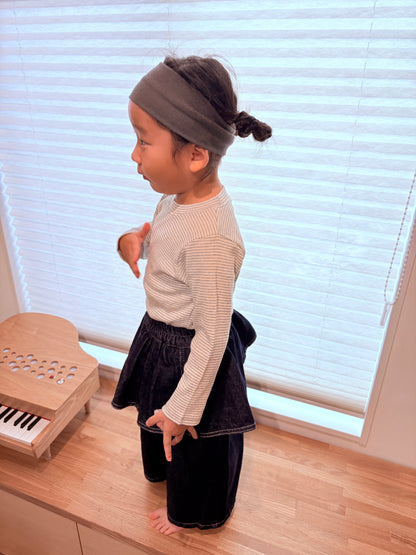 即納　PIE❄︎ Coco Ribbed Stripe Tee