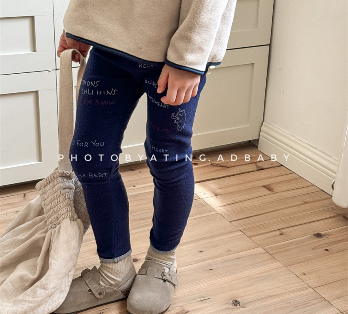 CORORO closet / 2025winter / Graffiti Fleece Pants 🕊️取寄