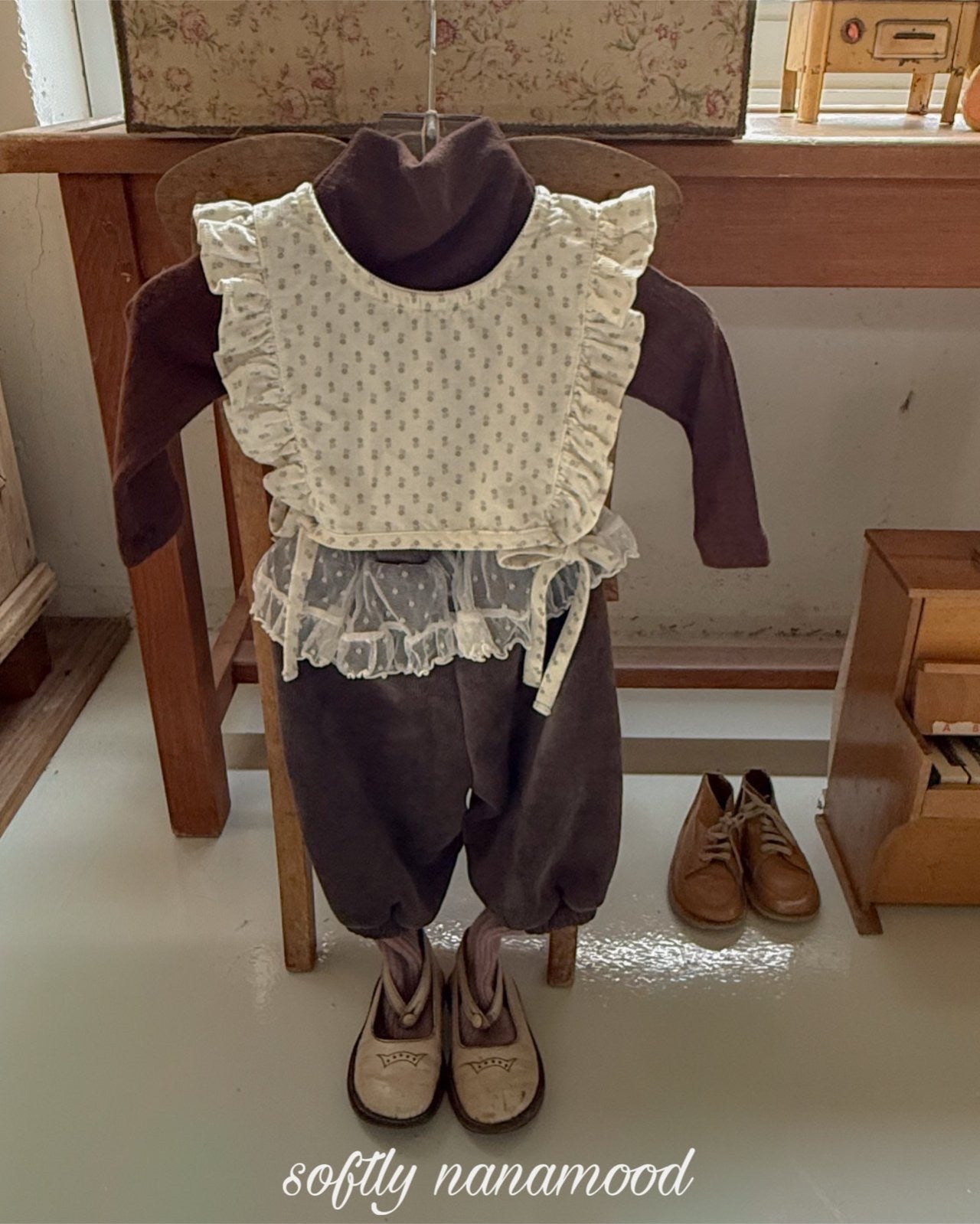 Floral Frill 2-piece Set 🕊️取寄