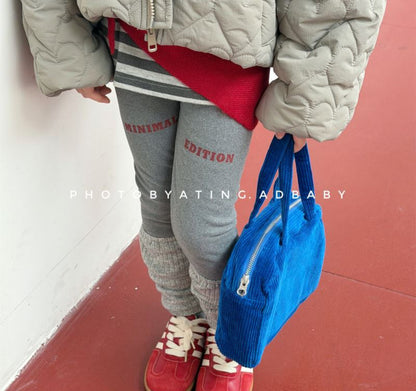 MINIMAL EDITION Fleece-Lined Leggings🕊️お取り寄せ