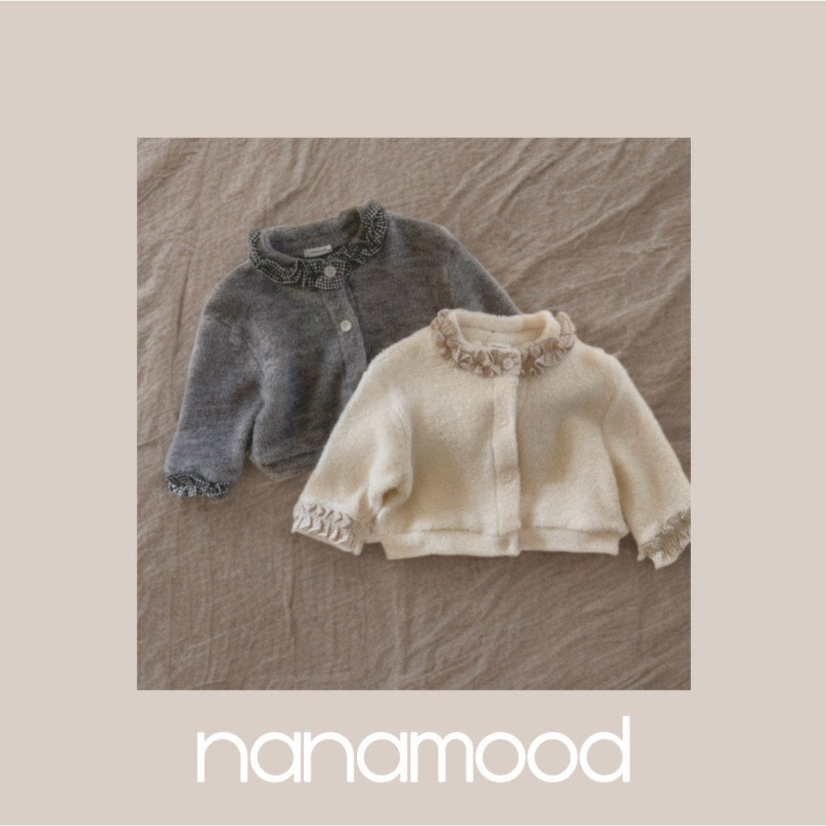 nanamood by BANANAJ / 2025winter / Jelly Knit Cardigan 🕊️取寄