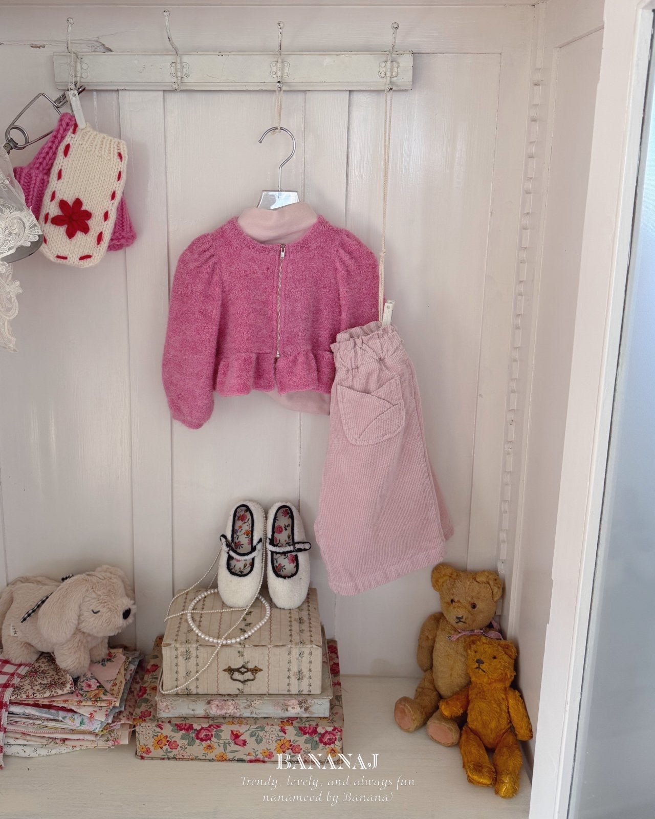 BANANA/ moeli zipup cardigan🕊️お取り寄せ