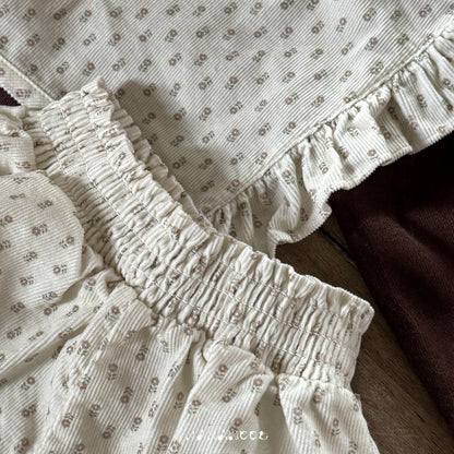 Floral Frill 2-piece Set 🕊️取寄