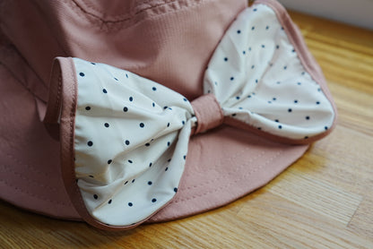 即納❄︎ ribbon & neck guard hat