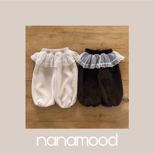 nanamood by BANANAJ / 2025winter / Baby Soda Frill Pants 🕊️取寄