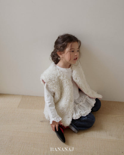 nanamood by BANANAJ / 2025winter / Bebe Ruffle Frill Tee 🕊️取寄