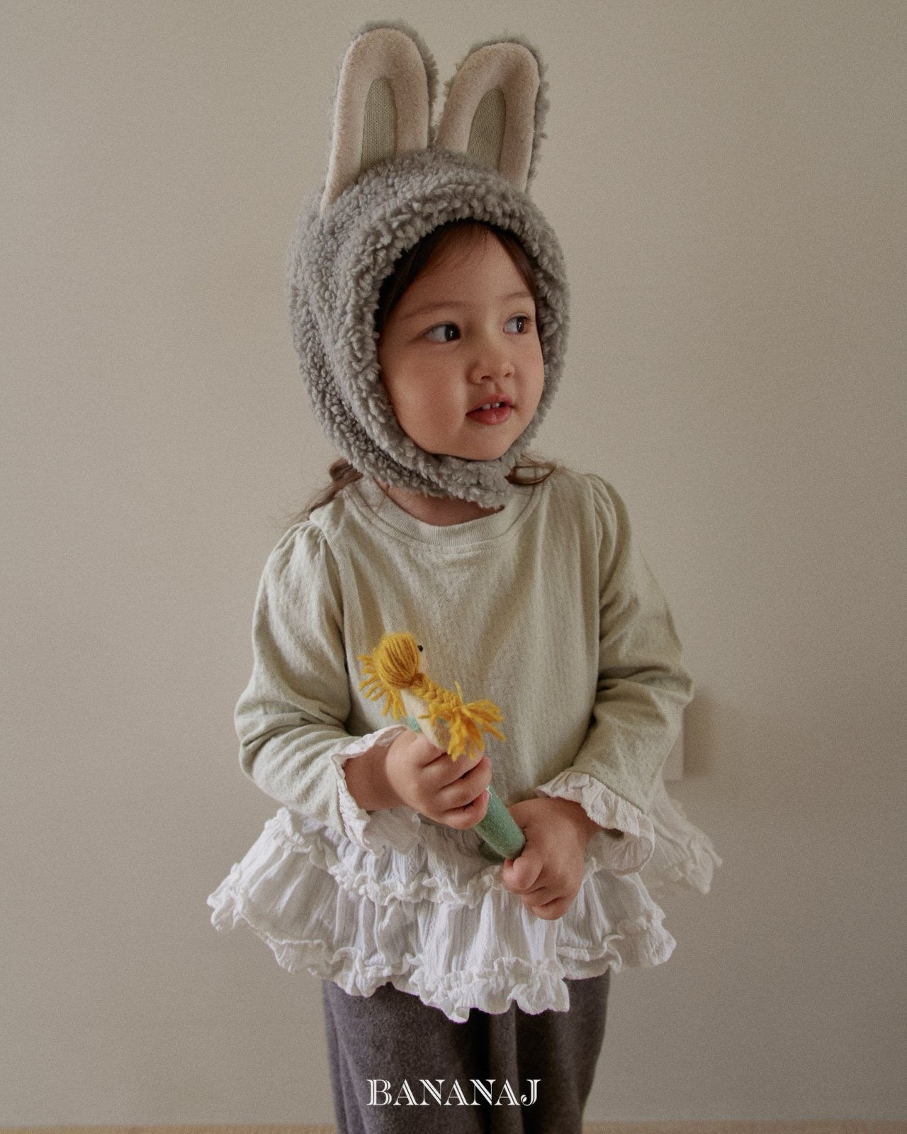nanamood by BANANAJ / 2025winter / Bebe Ruffle Frill Tee 🕊️取寄