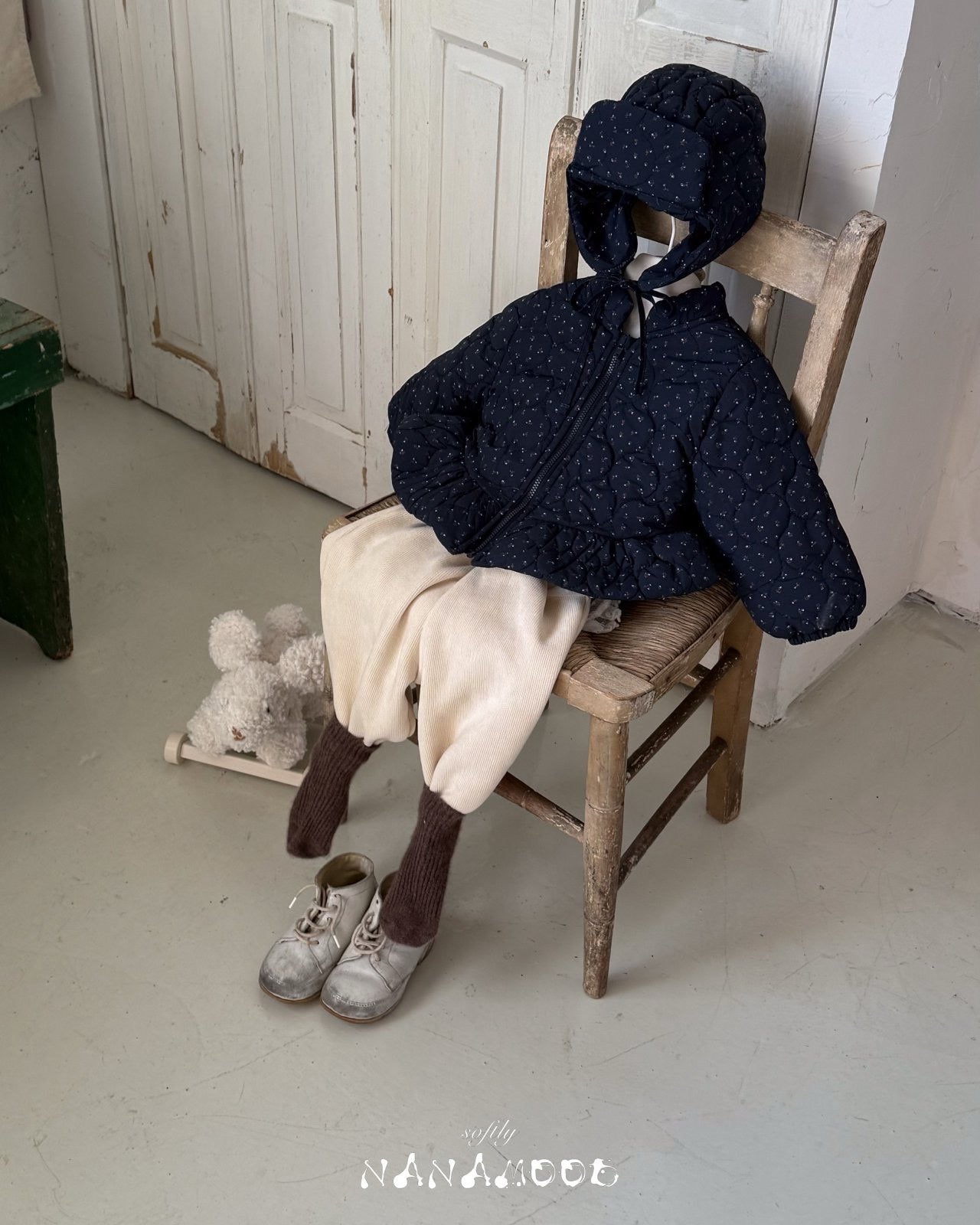 nanamood by BANANAJ / 2025winter / Baby Soda Frill Pants 🕊️取寄