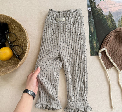 CORORO closet / 2025winter / Floral Waffle Lined Pants 🕊️取寄