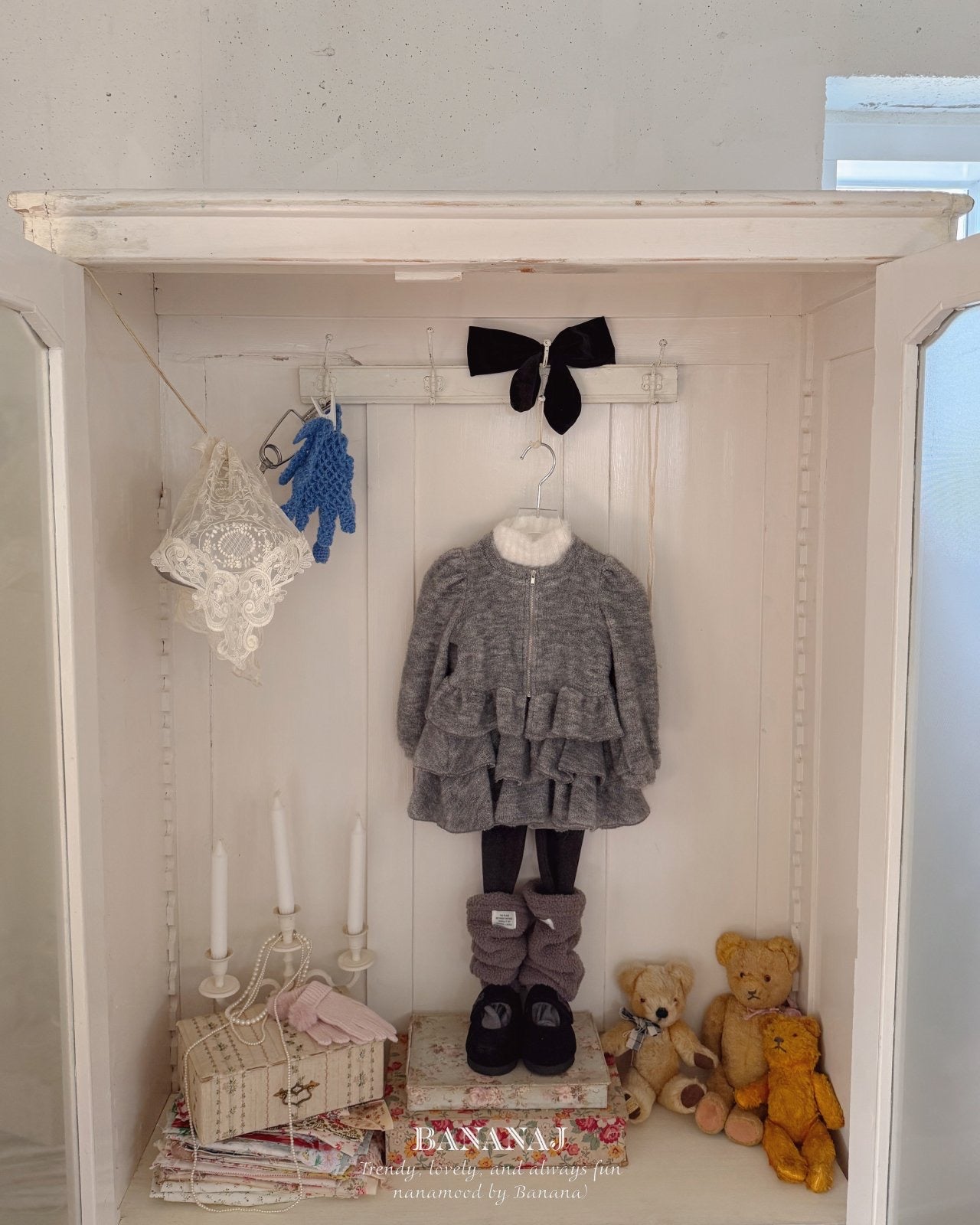 BANANA/ moeli zipup cardigan🕊️お取り寄せ