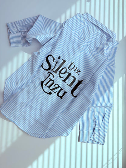 即納❄︎ Striped logo shirt