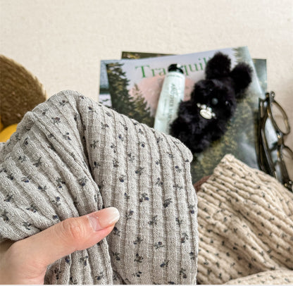 CORORO closet / 2025winter / Floral Waffle Lined Pants 🕊️取寄