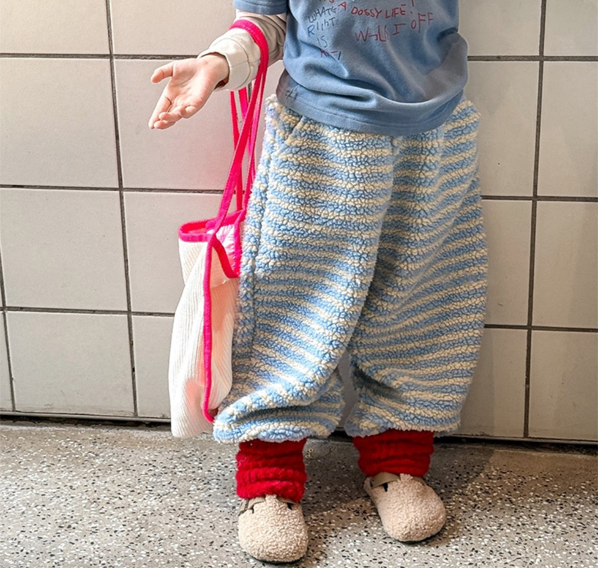 CORORO closet2025winter / Fleece Stripe Cozy Pants 🕊️取寄　