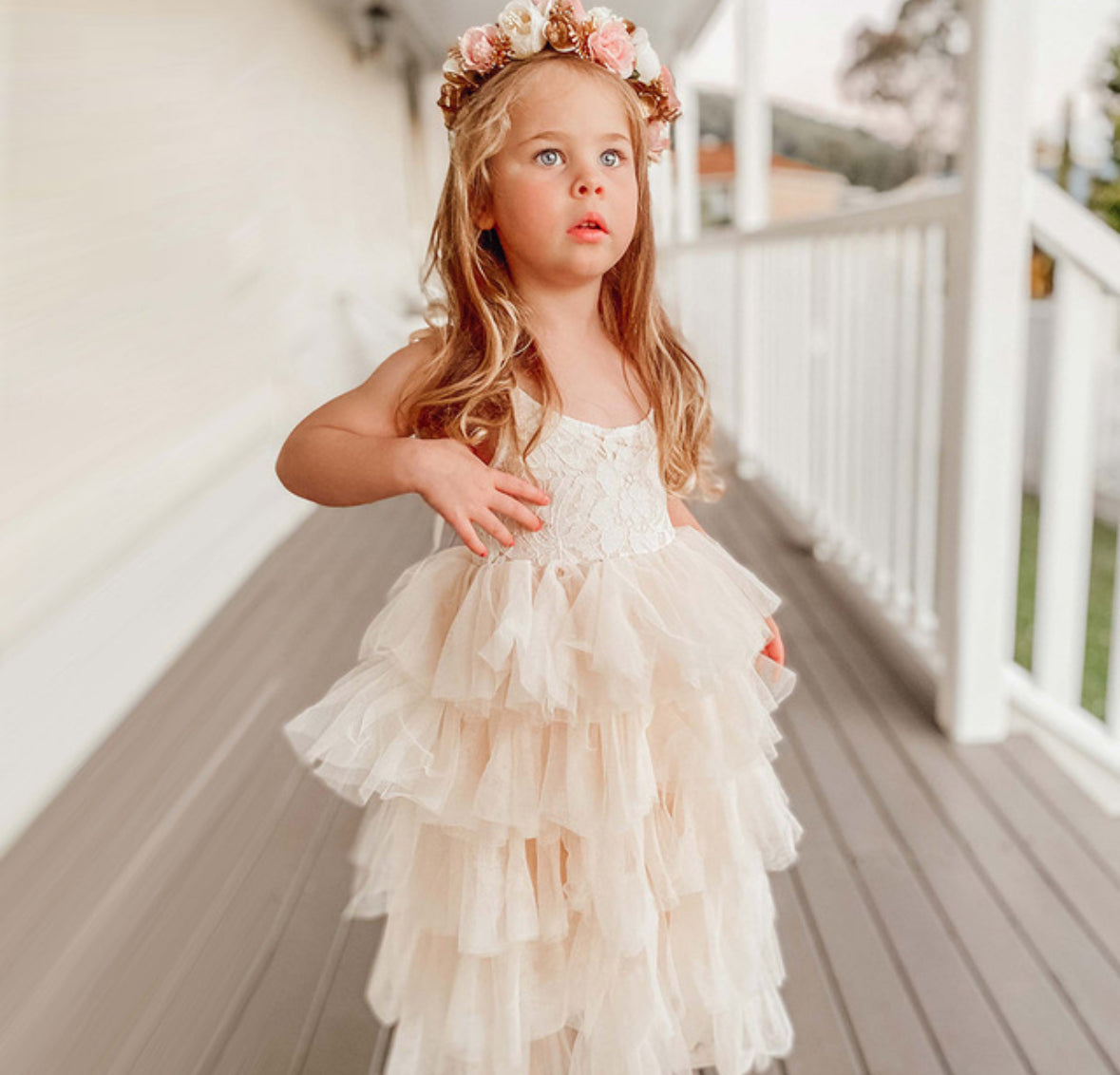 Tiered Tulle Princess Dress🕊️お取り寄せ