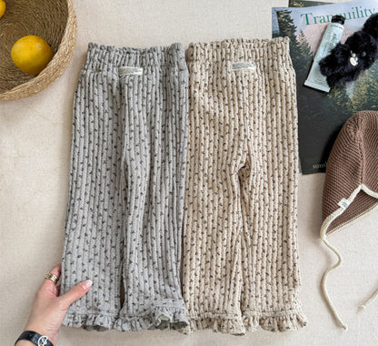 CORORO closet / 2025winter / Floral Waffle Lined Pants 🕊️取寄