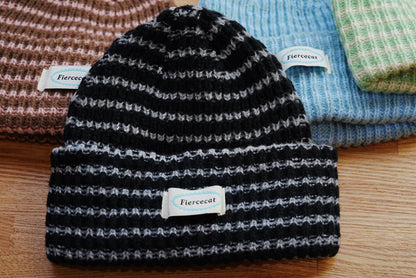 即納❄︎ Border knit beanie
