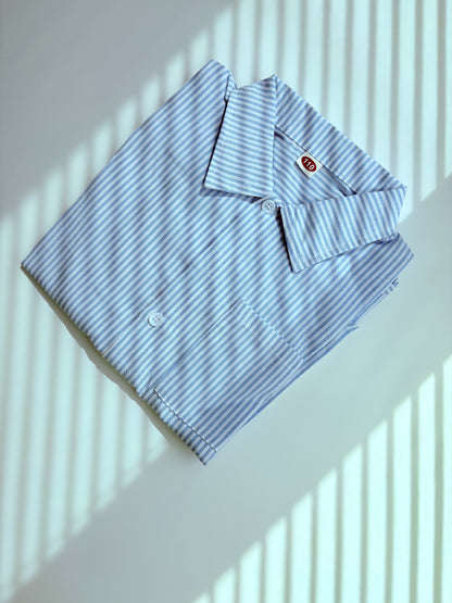 即納❄︎ Striped logo shirt