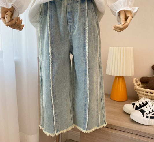 Fringe Denim Pants🕊️お取り寄せ