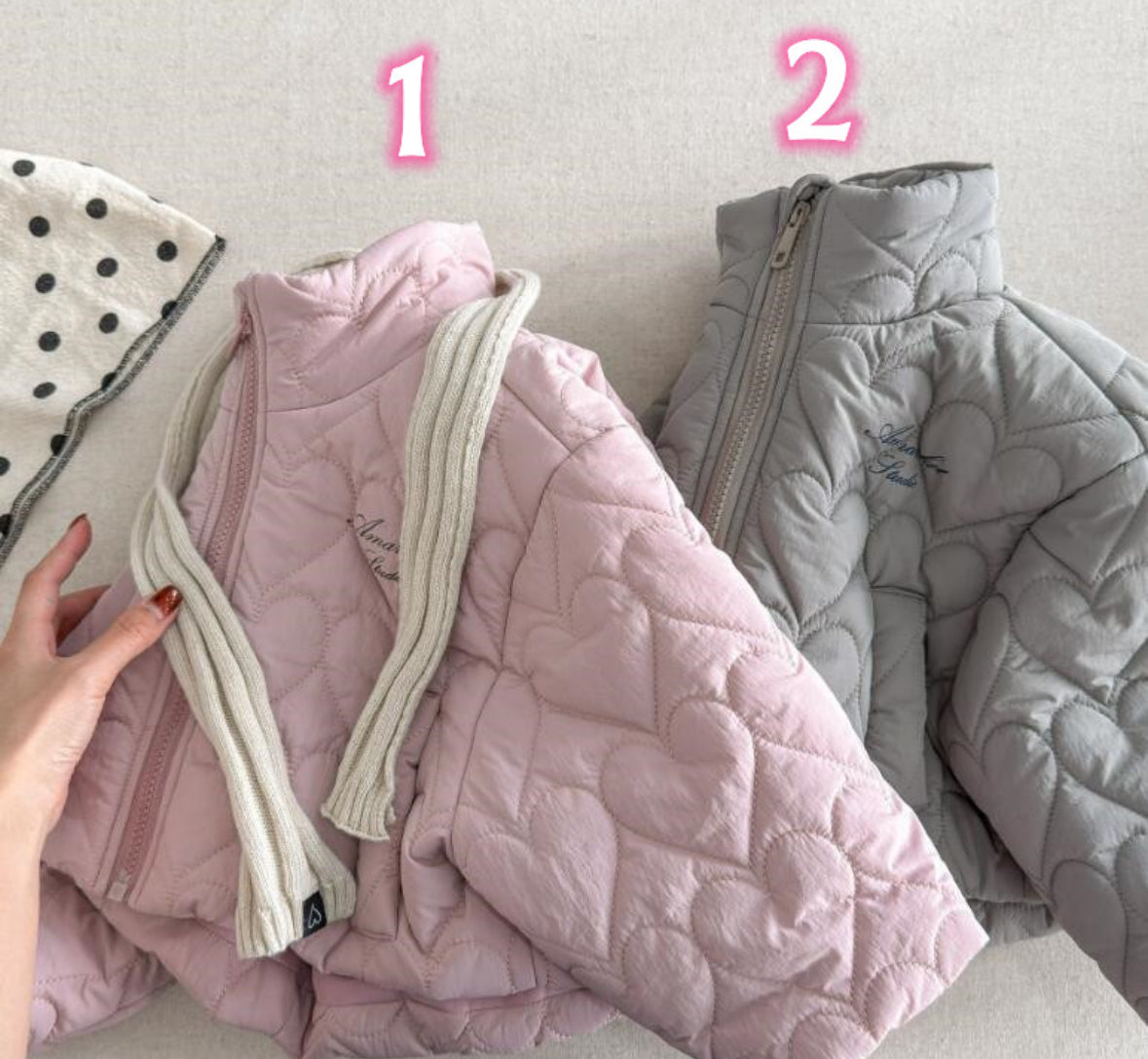 2025winter / Heart Quilted Jacket 🕊️取寄