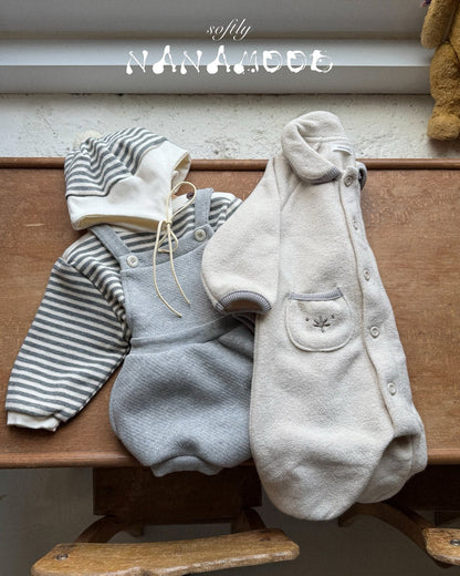 nanamood by BANANAJ / 2025winter / Dudu Winter Romper 🕊️取寄