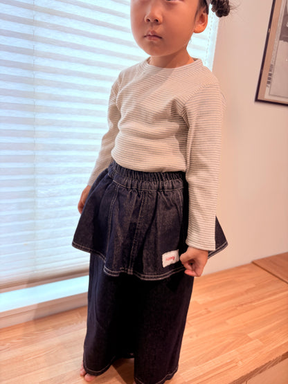即納　PIE❄︎ Coco Ribbed Stripe Tee