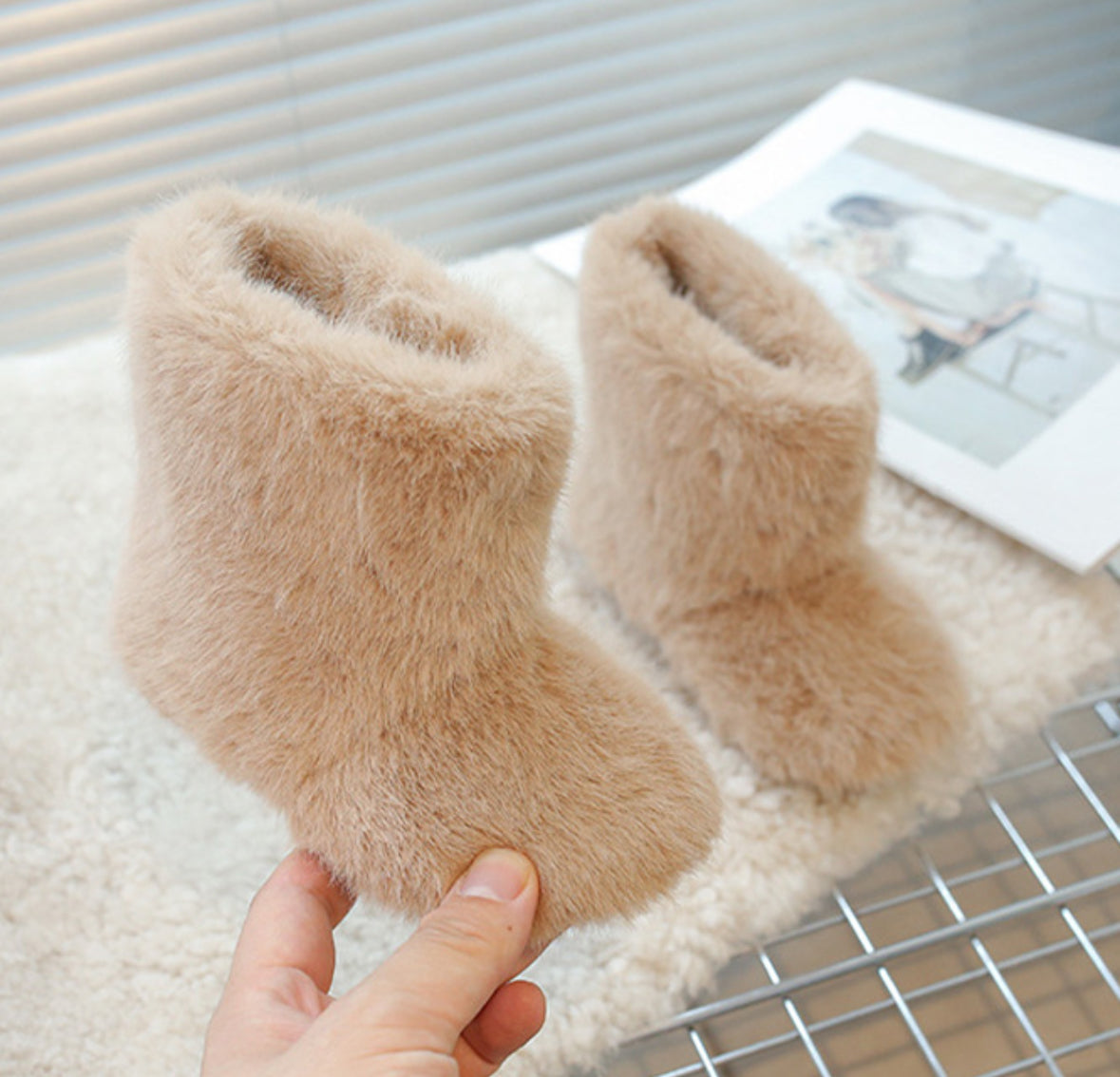 Fluffy Baby Fur Boots🕊️お取り寄せ