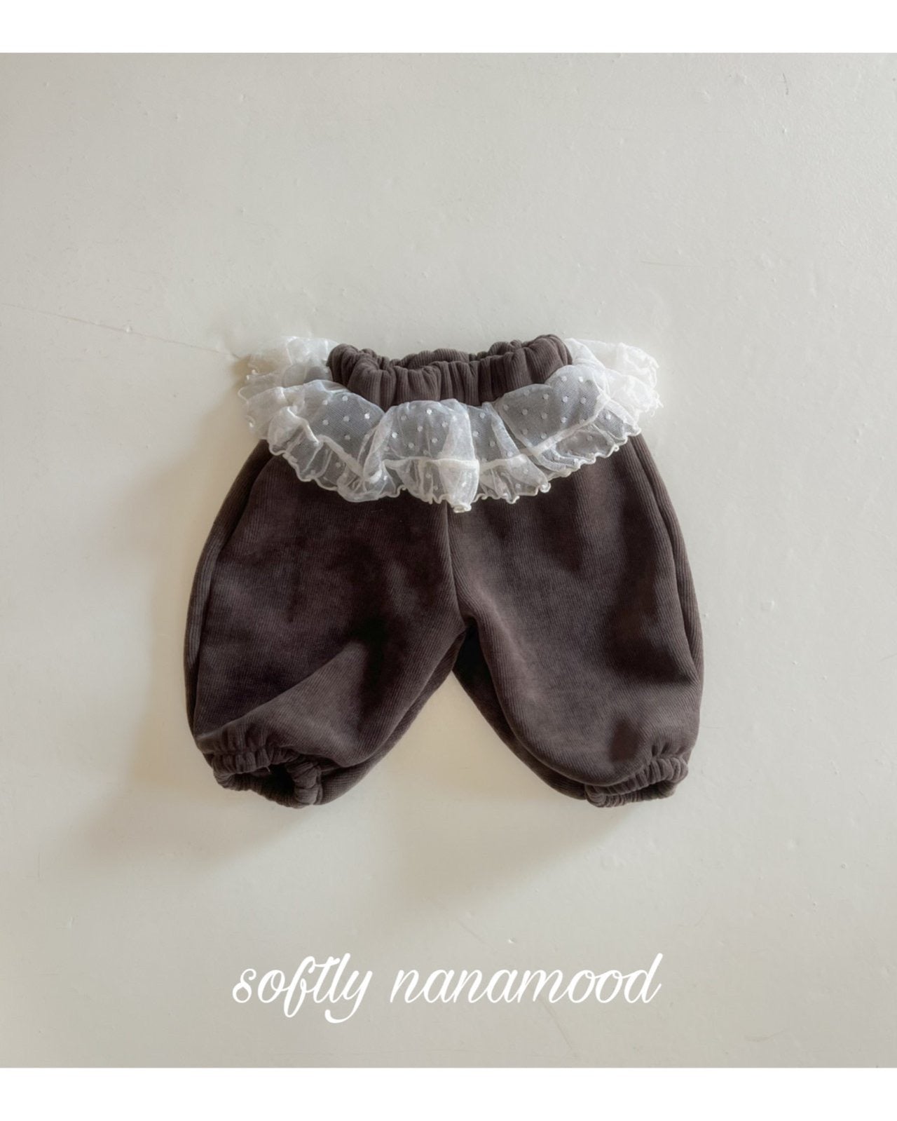 nanamood by BANANAJ / 2025winter / Baby Soda Frill Pants 🕊️取寄