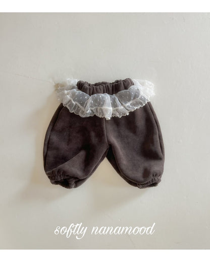 nanamood by BANANAJ / 2025winter / Baby Soda Frill Pants 🕊️取寄
