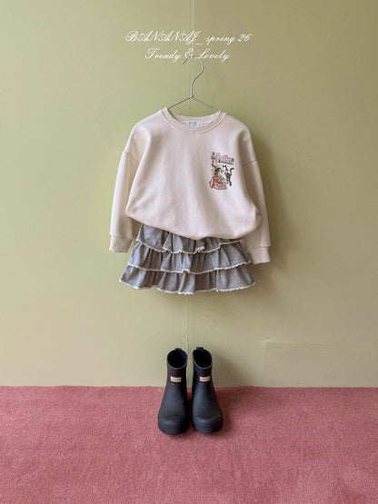 BANANAJ / 2026 Spring / Happy Cookie Sweatshirt 🕊️取寄