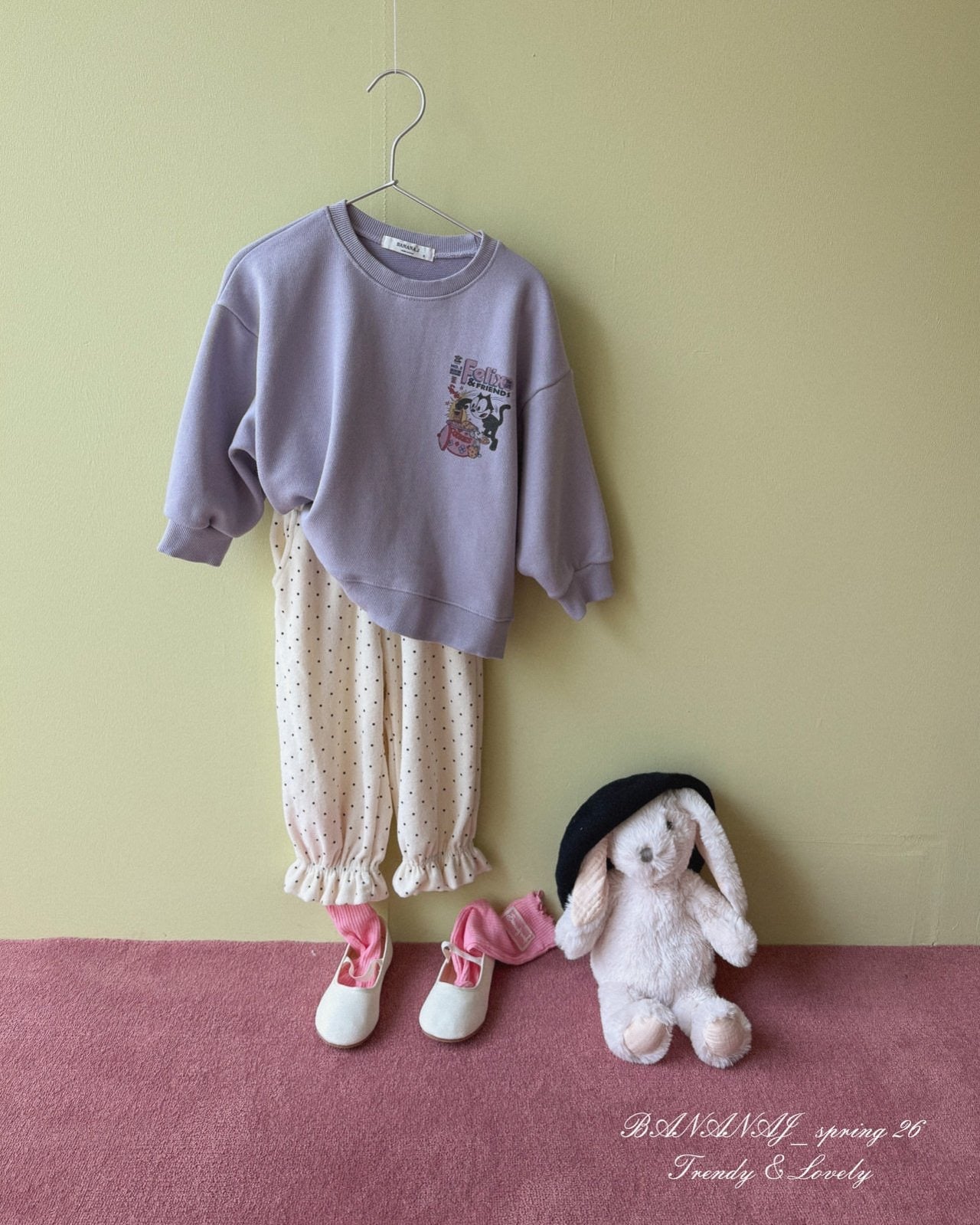 BANANAJ / 2026 Spring / Happy Cookie Sweatshirt 🕊️取寄