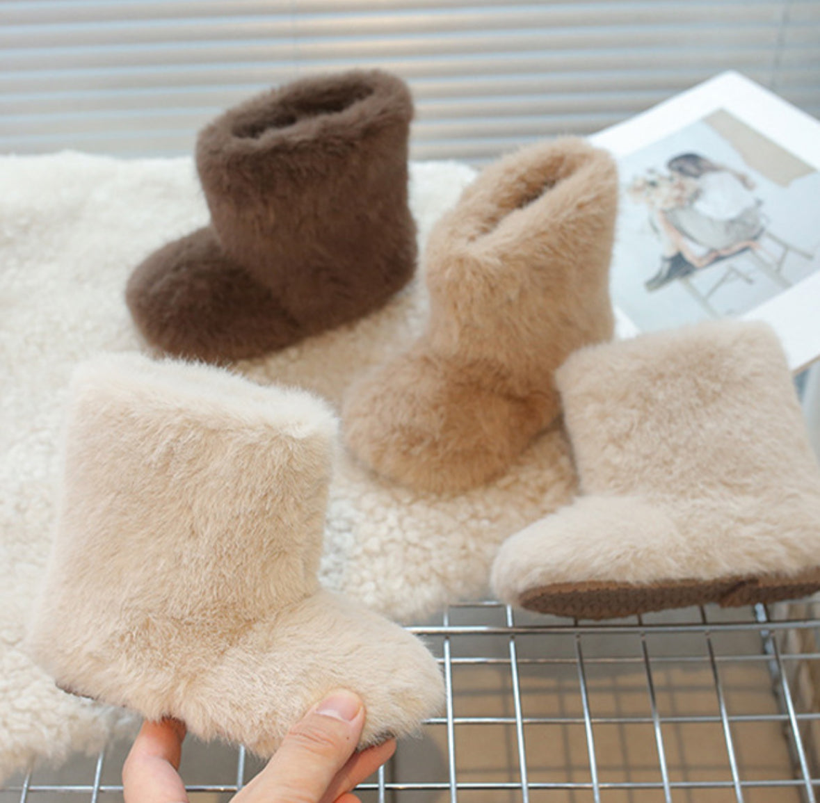 Fluffy Baby Fur Boots🕊️お取り寄せ