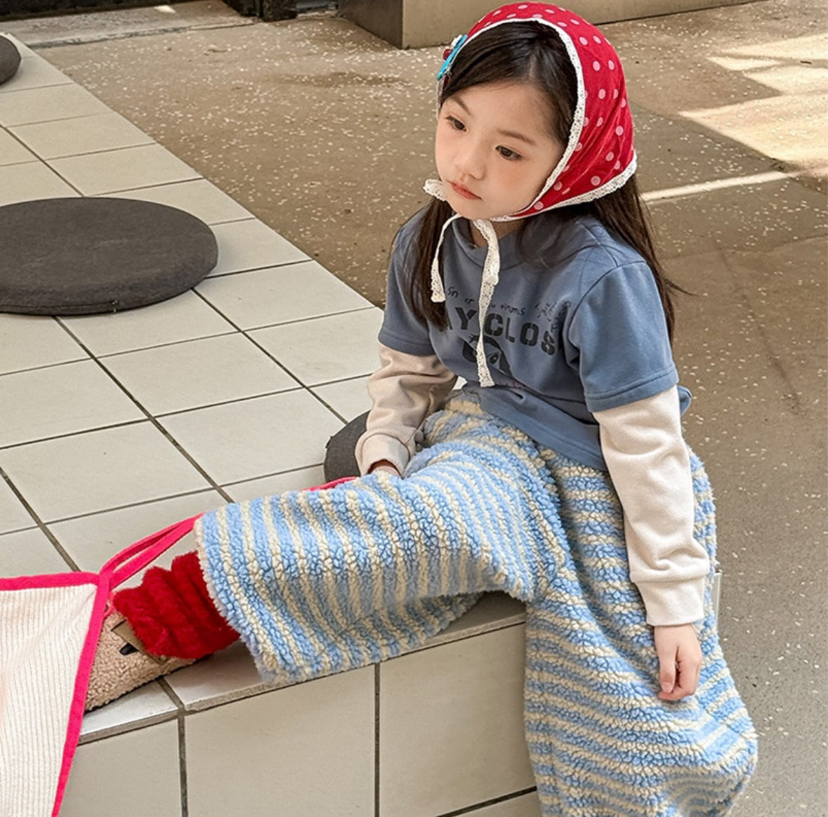 CORORO closet2025winter / Fleece Stripe Cozy Pants 🕊️取寄　