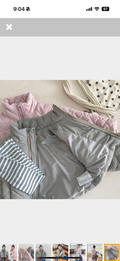 2025winter / Heart Quilted Jacket 🕊️取寄
