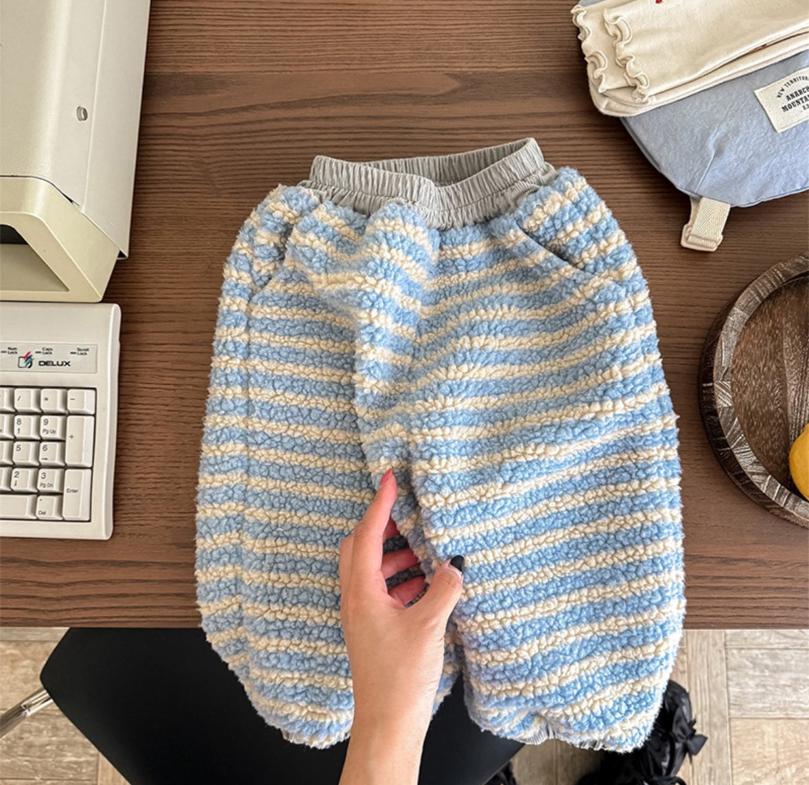 CORORO closet2025winter / Fleece Stripe Cozy Pants 🕊️取寄　