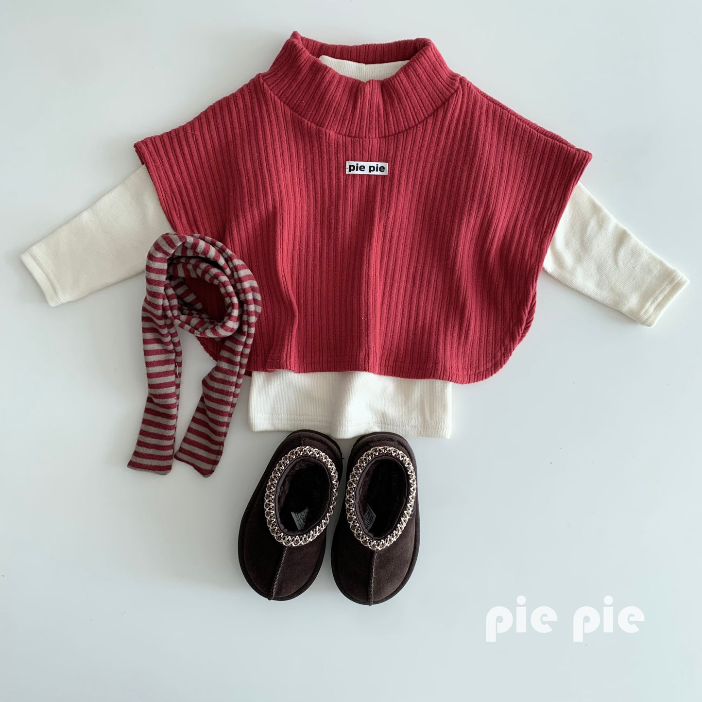 PIE❄︎ Rib Highneck Cape🕊️お取り寄せ