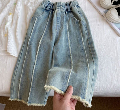 Fringe Denim Pants🕊️お取り寄せ