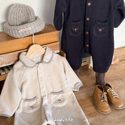 nanamood by BANANAJ / 2025winter / Dudu Winter Romper 🕊️取寄